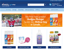 Tablet Screenshot of piniol.ch